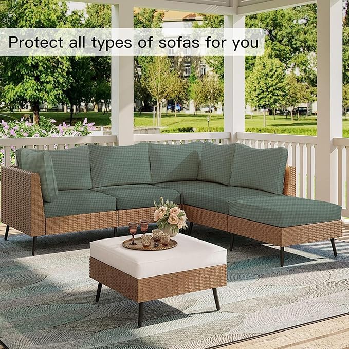 Outdoor Cushion Covers Set, Replacement