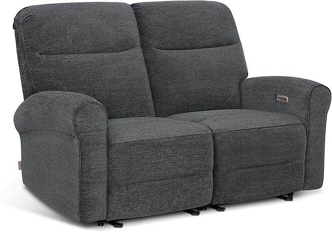 MCombo 64.6" Wall Hugger Power Loveseat Recliner Sofa