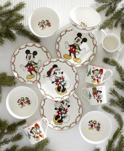 Lenox Disney Holiday Serveware Collection – 12-Piece Dessert Set