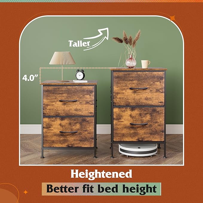 WLIVE Night Stand, Small Dresser