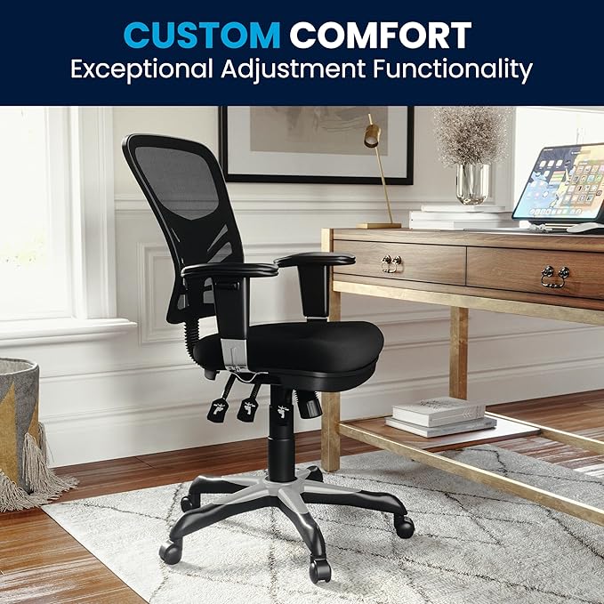 Flash Furniture Nicholas Mid-Back Swivel Desk Chair