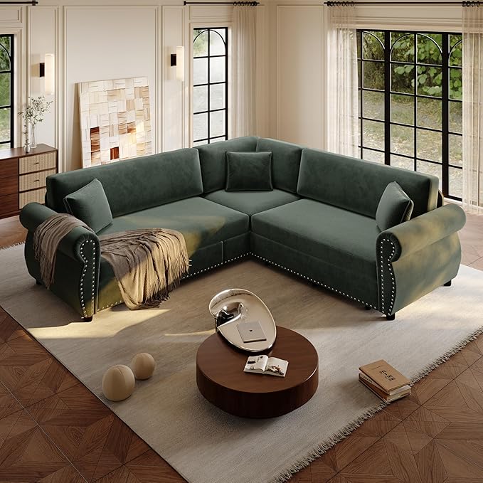 88.2" Sectional Sleeper Sofa