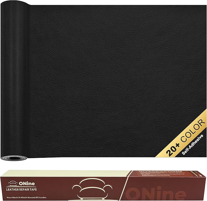 ONine Leather Repair Patch, Self-Adhesive Couch Patch, Car Seats