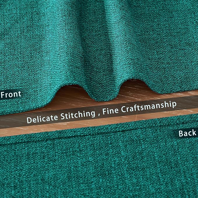 BALCONY & FALCON Placemats Set of 4 Faux Linen Cloth Place Mats Washable
