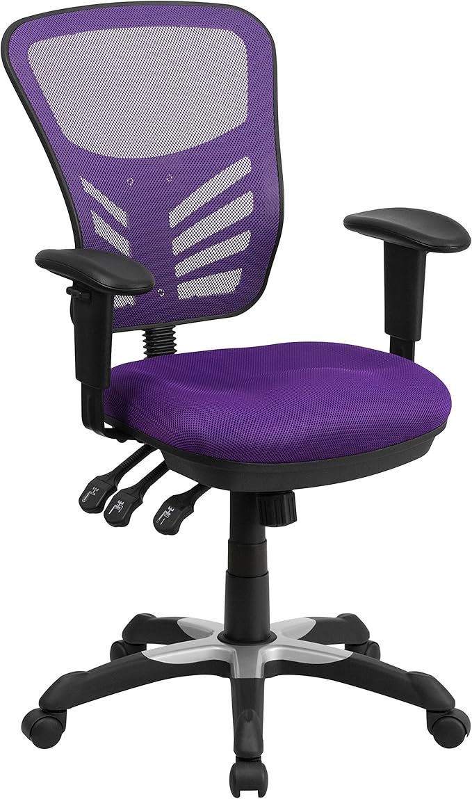 Flash Furniture Nicholas Mid-Back Swivel Office and Gaming Chair, Ergonomic