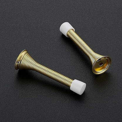 Ravinte Door Stoppers, 24 Pack Gold Spring Door Stops with Rubber Bumper, Stoppers for Bottom