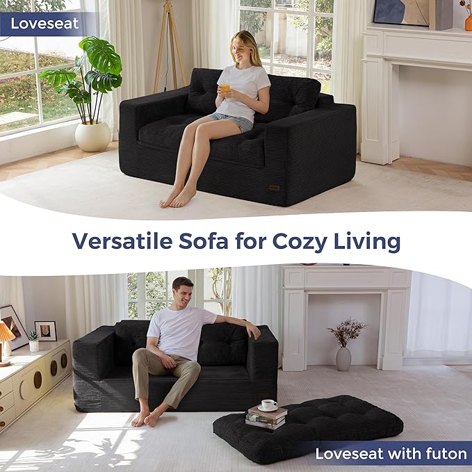 MAXYOYO 63" Loveseat Sofa Couch