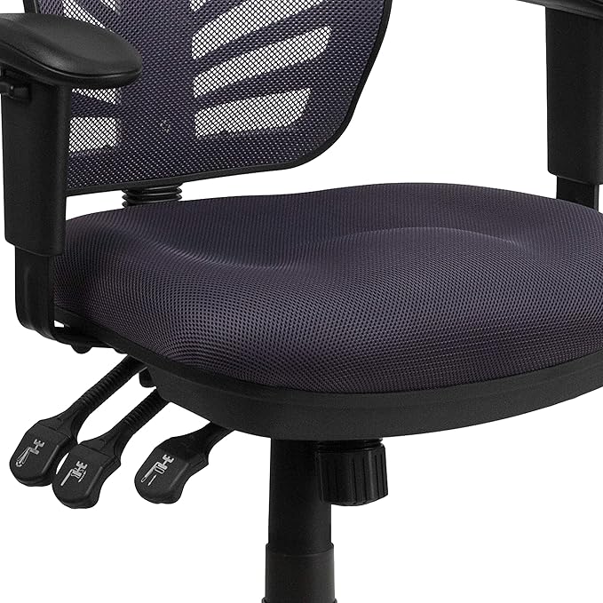 Flash Furniture Nicholas Mid-Back Swivel Office and Gaming Chair, Ergonomic