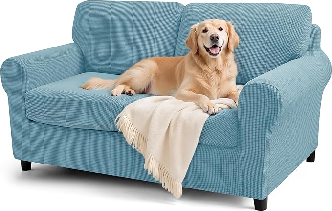SUBRTEX 5 Pieces Stretch Sofa Slipcover Sets Couch Cover Sets Backrest Cushion