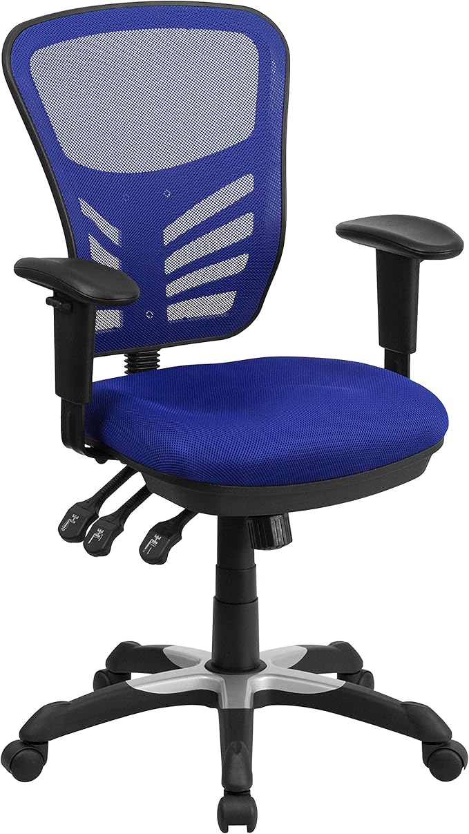 Flash Furniture Nicholas Mid-Back Swivel Office and Gaming Chair, Ergonomic