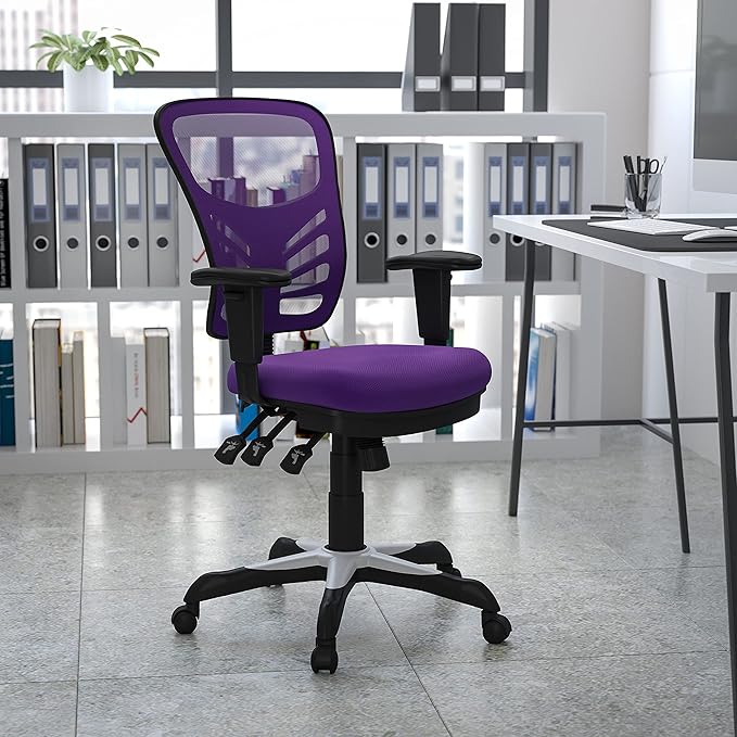 Flash Furniture Nicholas Mid-Back Swivel Office and Gaming Chair, Ergonomic
