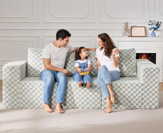 Modular Sectional Sofa 3-Seater Modular Couch