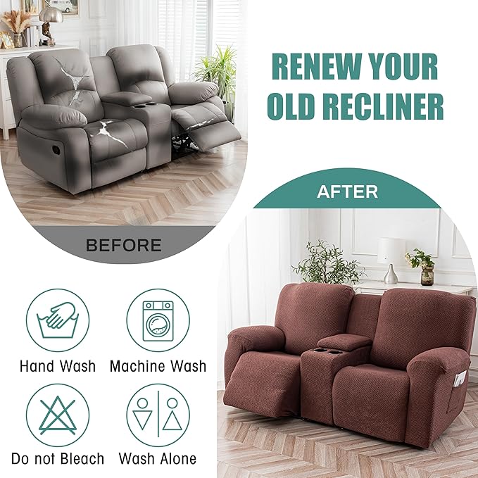 Genina Recliner Loveseat Covers