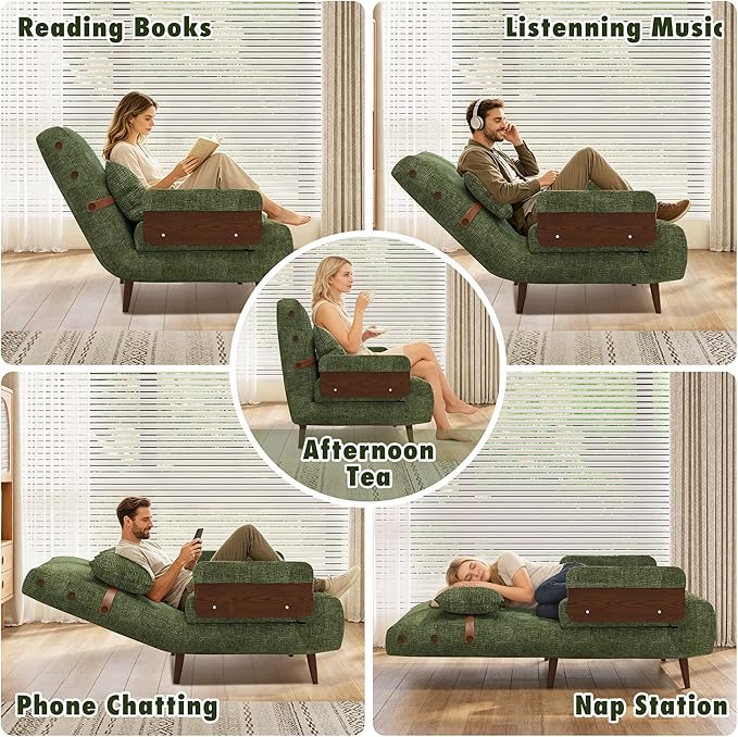 JASIWAY Convertible Sleeper Chair Bed
