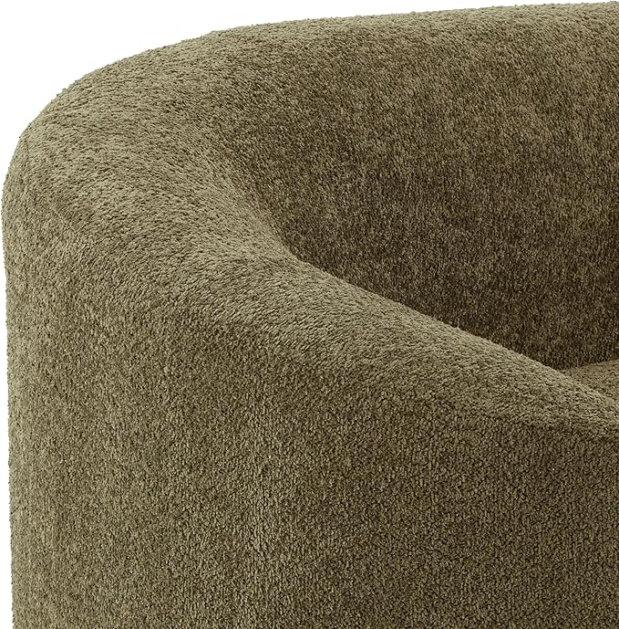 Christopher Knight Home Bouclé Chaise Lounge Sofa Mid Century Modern