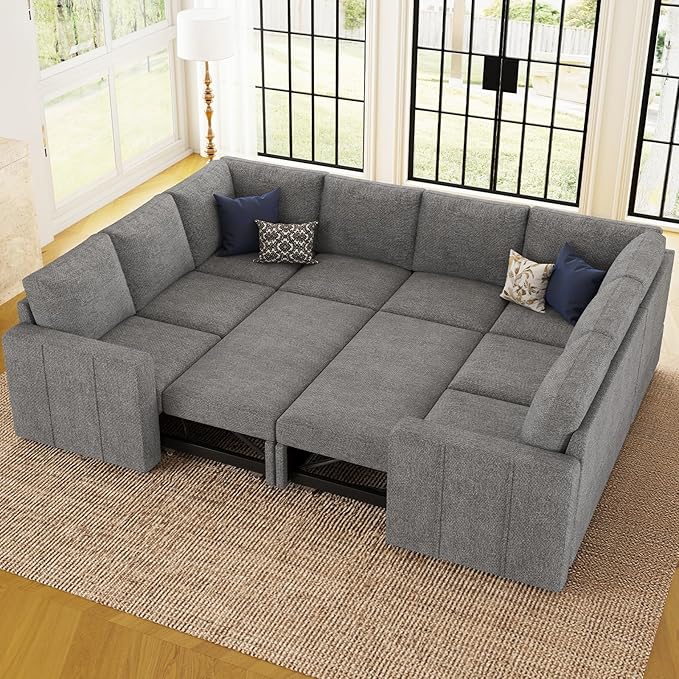Belffin Modular Sectional Sleeper Sofa Bed