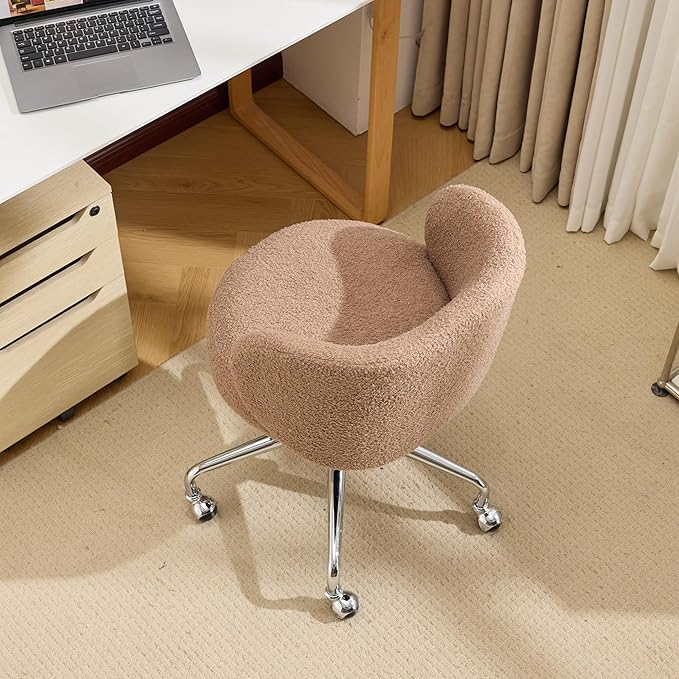 VINGLI Cute Small Swivel Desk Chair Comfy