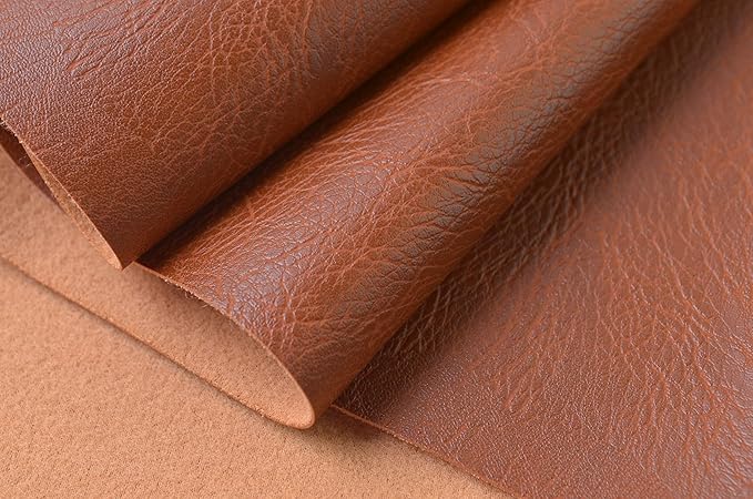 Wento Thick Faux Leather Fabric Soft Skin Grain PU Leather