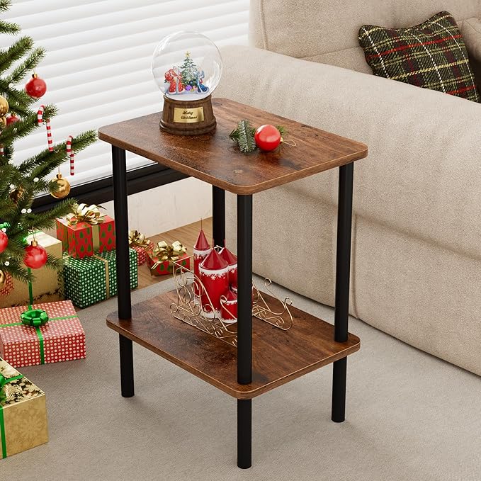 Apicizon 2 Tier End Table, Small Side Table