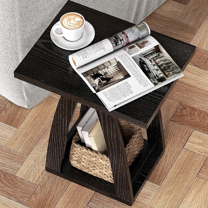 FROMJBEST End Tables Living Room, Side Table Beside Sofa, Nightstand