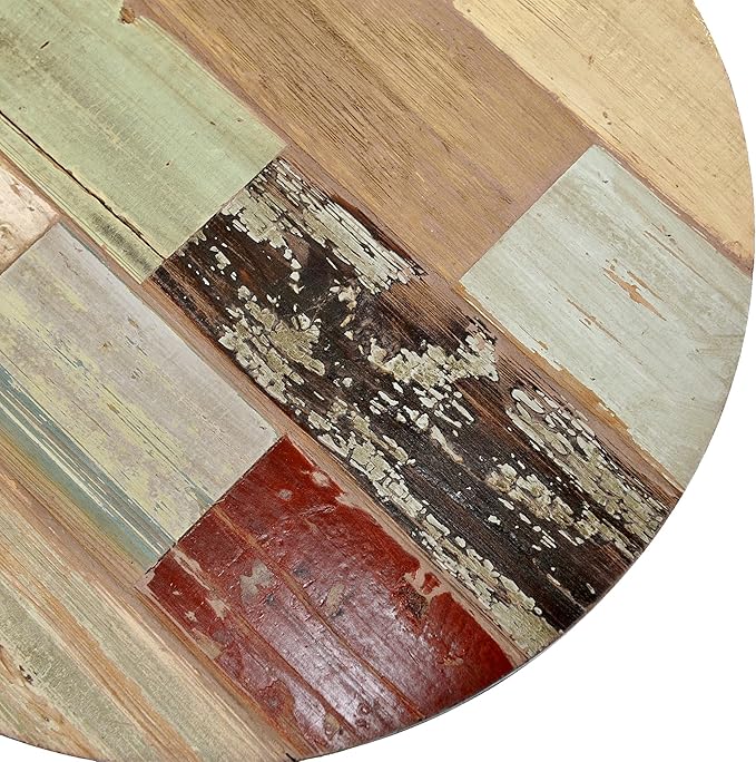 Greenage Reclaimed Wood End Table Bedroom