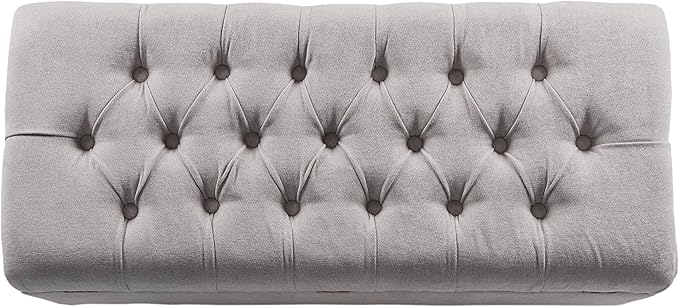 Homepop Home Decor | Tufted Ainsley Button Storage Ottoman Bench