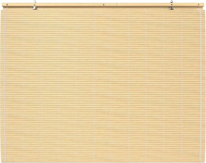 Red Lantern Bamboo Cordless Window Shade