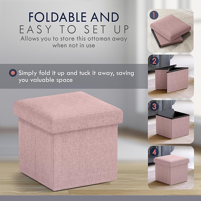 Ornavo Home Small Storage Ottoman,