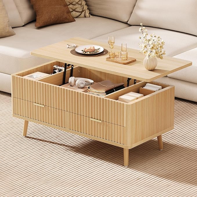 Lift Top Coffee Table with Storage