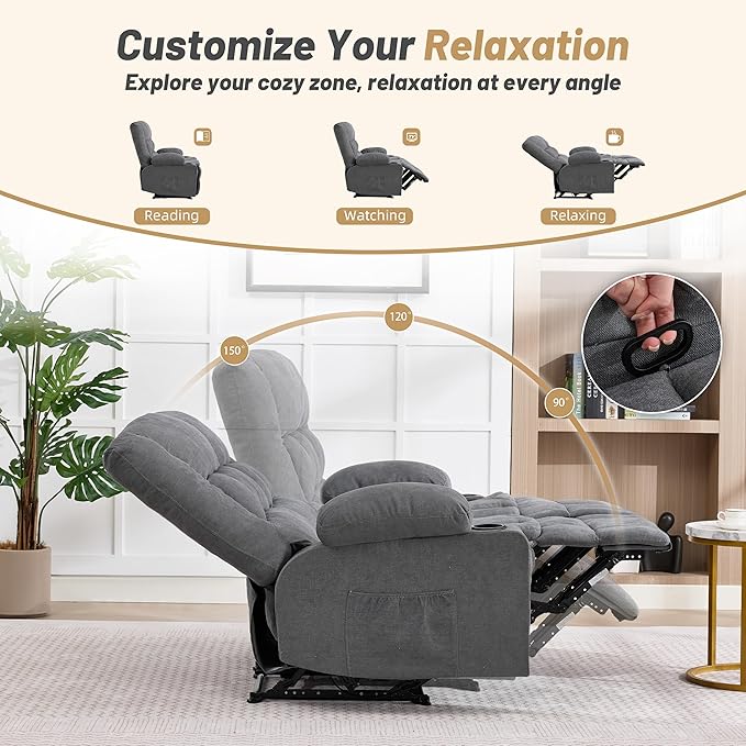 Loveseat Recliner Sofa, Big Large Reclining Sofa