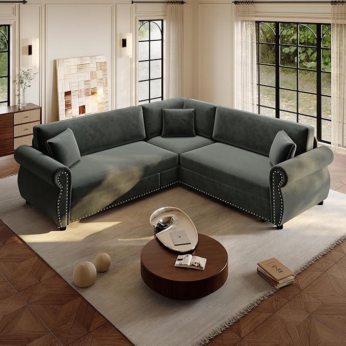 88.2" Sectional Sleeper Sofa