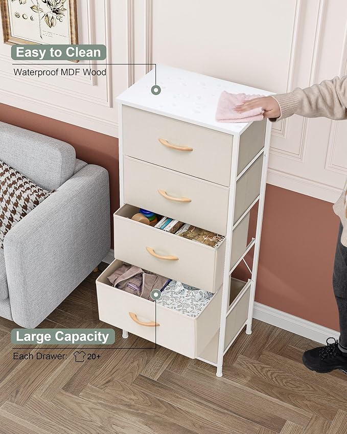 Crestlive Products Vertical Dresser Storage Tower