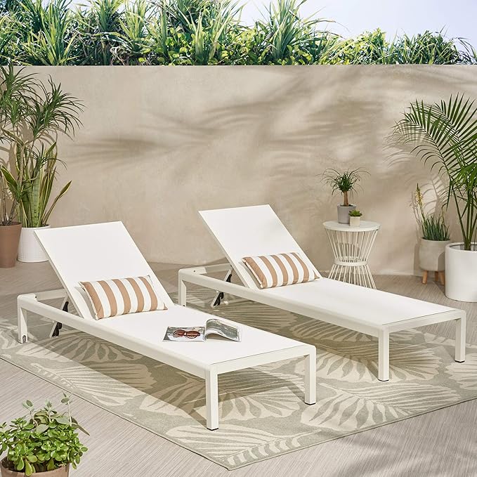 Christopher Knight Home Cynthia Outdoor Chaise Lounge