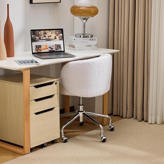 VINGLI Cute Small Swivel Desk Chair Comfy