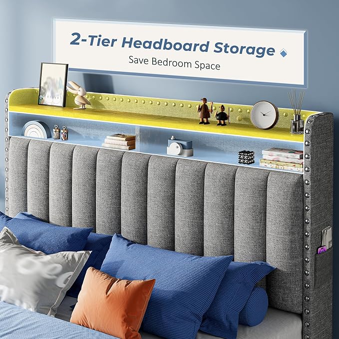 EnHomee Full Size Bed Frame