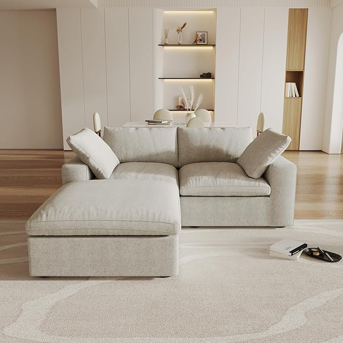 Cloud Modular Sectional Sofa Couch, 80.3" L Shaped Convertible Couches