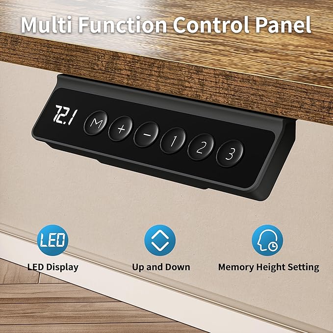 BIZUM 40x24 Inch Electric Standing Desk