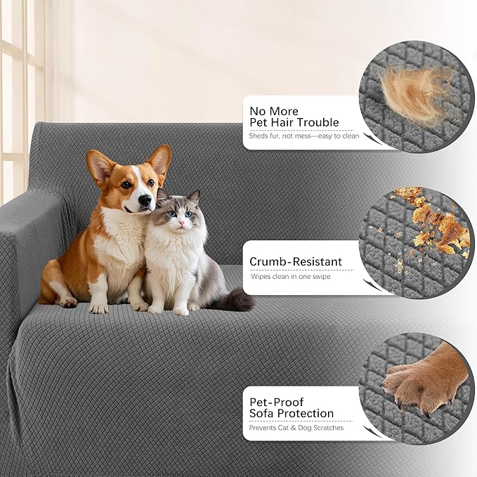 Arfntevss Stretch Sectional Couch Covers L Shaped Corner Sectional Sofa Cover