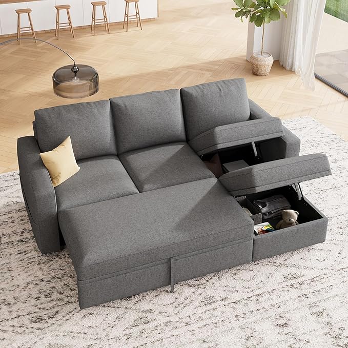 HONBAY Modular Sectional Sleeper Sofa
