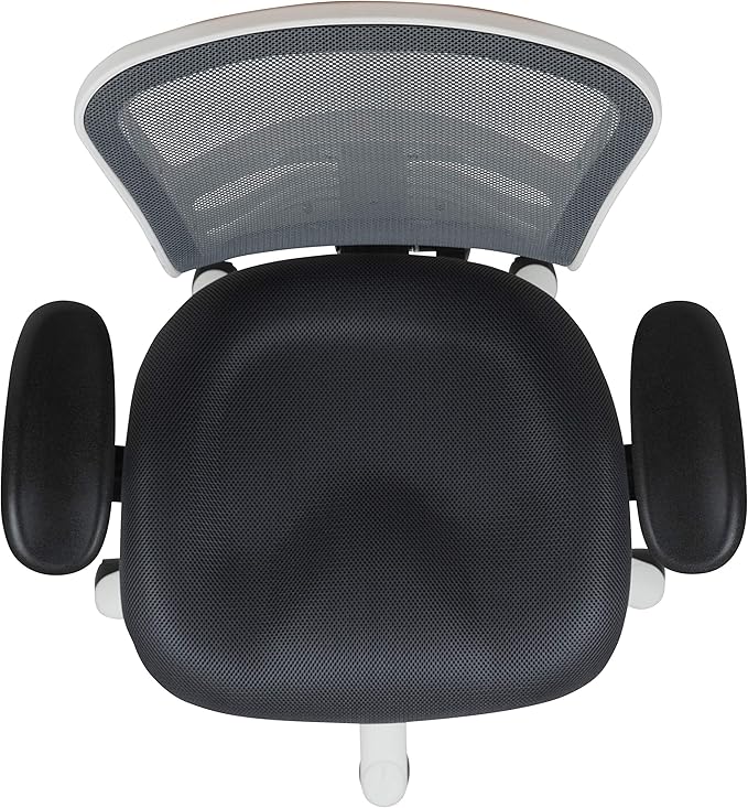 Flash Furniture Nicholas Mid-Back Swivel Office and Gaming Chair, Ergonomic