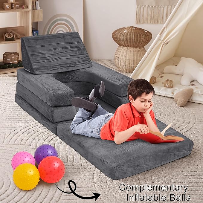 10 PCS Modular Kids Play Couch
