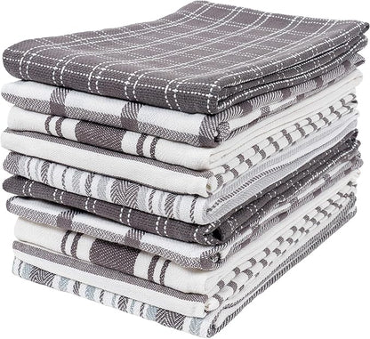 KAF Home Assorted Flat Kitchen Towels |100% Cotton