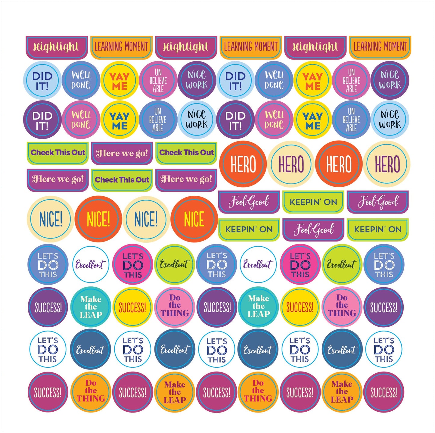 Plan It! A Sticker Book for All Your Productivity Needs (2,500 stickers!)