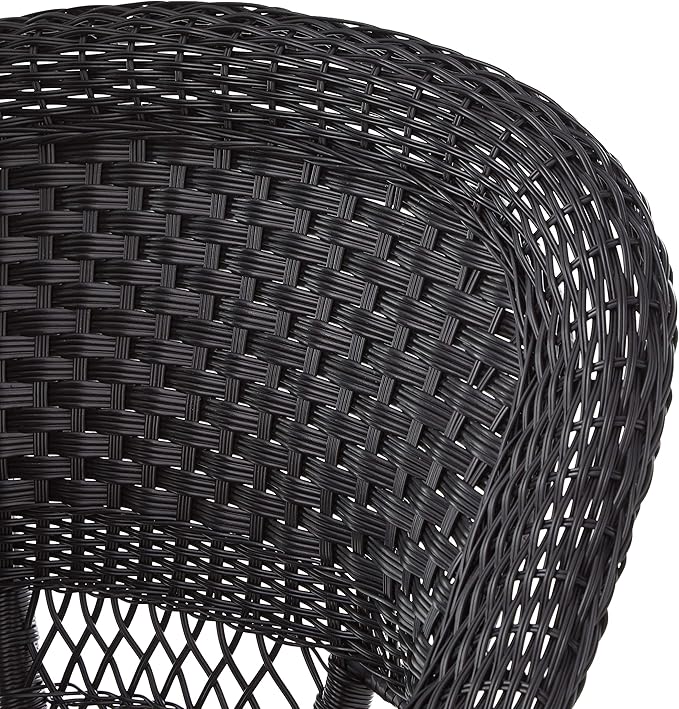 Jeco 3 Piece Rocker Wicker Chair Set