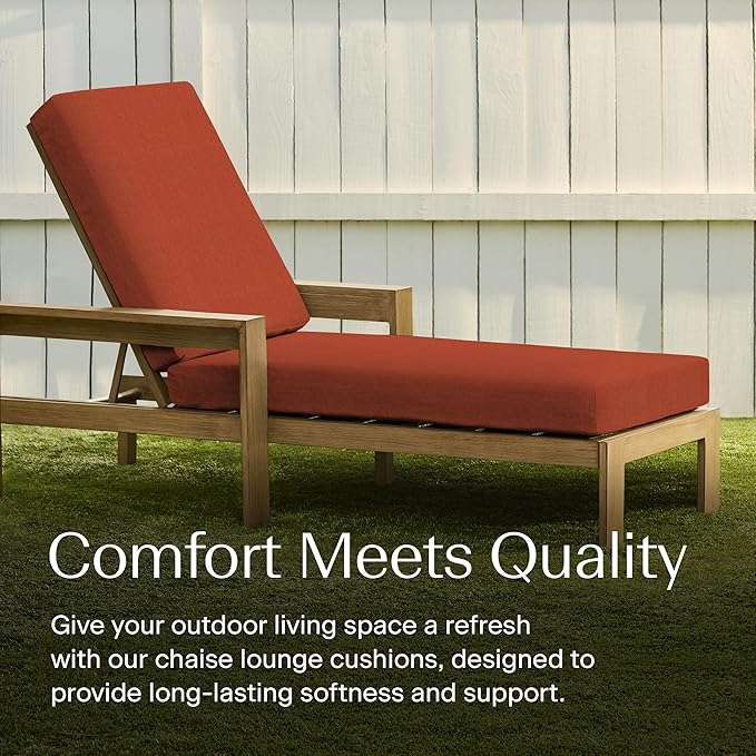 Honeycomb Outdoor Chaise Lounge Cushion
