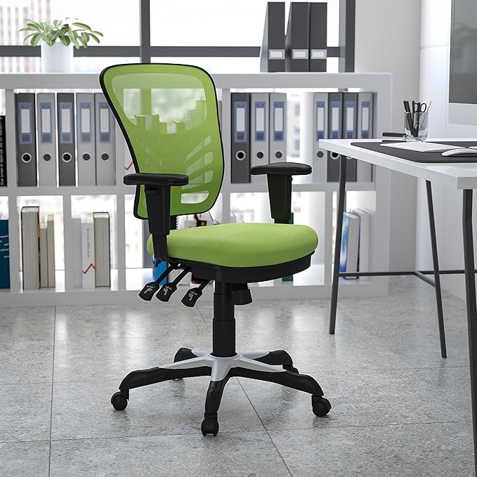 Flash Furniture Nicholas Mid-Back Swivel Office and Gaming Chair, Ergonomic