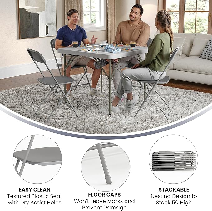 Flash Furniture Hercules Series Plastic Folding Chair