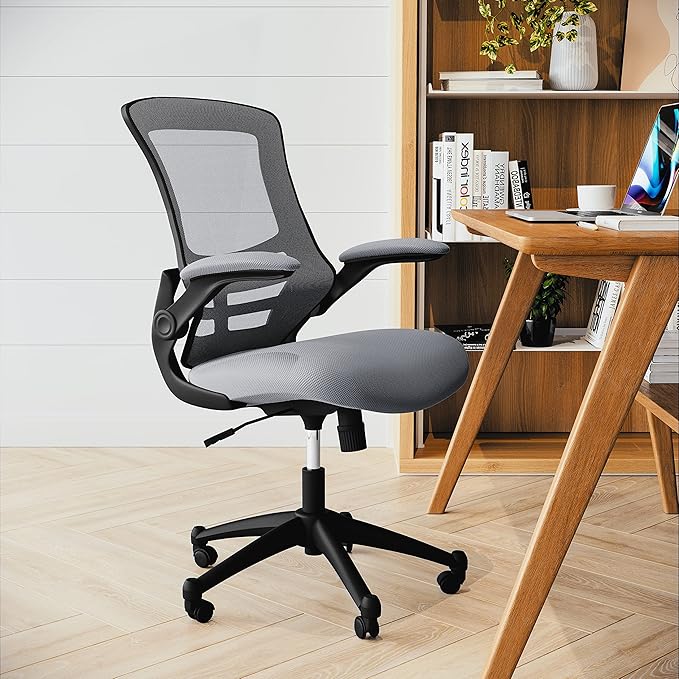 Flash Furniture Kelista Office Chair, Dark Gray Mesh