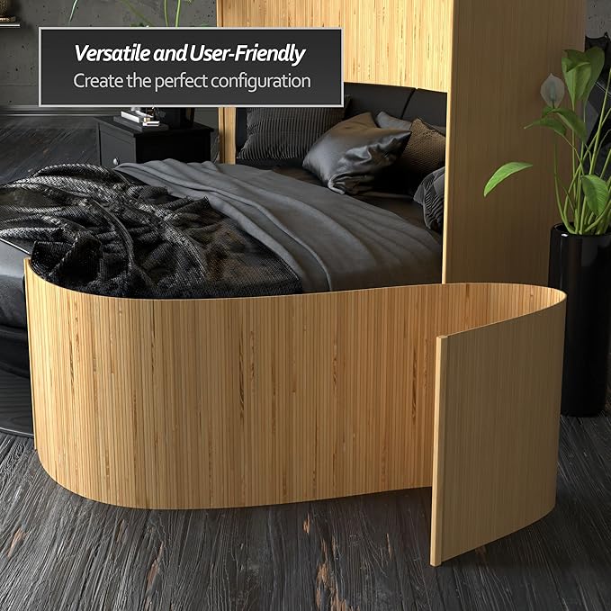 2 ft. Tall Reversible Bamboo Wave Screen