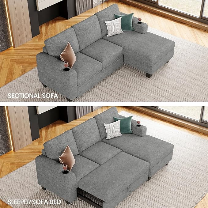 Belffin Sectional Sleeper Sofa